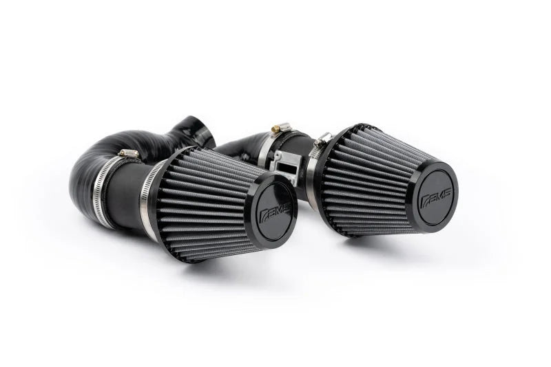 AMS Performance 16-24 Infiniti Q50 / 17-22 Infiniti Q60 80mm Air Intakes - Installation View