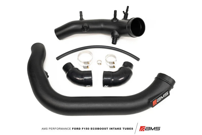 AMS Performance 17-20 Ford F-150/F-150 Raptor Turbo Inlet Upgrade - Installation View