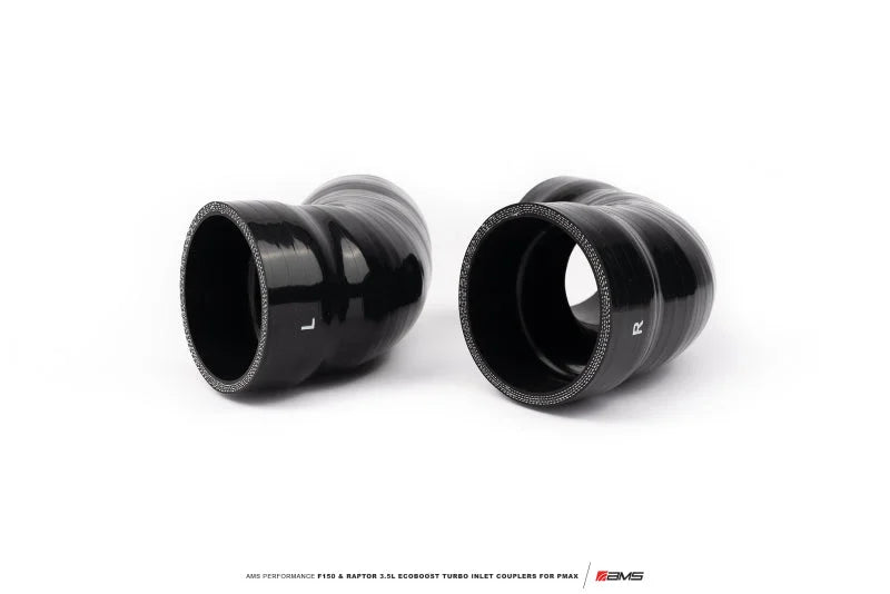AMS Performance 17-20 Raptor/Ford F150 3.5L Ecoboost Turbo Inlet Tube Couplers - Installation View