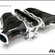 Load image into Gallery viewer, AMS Performance 2009+ Nissan GT-R Alpha Carbon Fiber/Billet Intake Manifold w/Std Fuel Rail - Clear - Side View