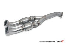 Load image into Gallery viewer, AMS Performance 2009+ Nissan GT-R R35 Alpha 90mm Midpipe w/GESI Cats - 76mm Exit