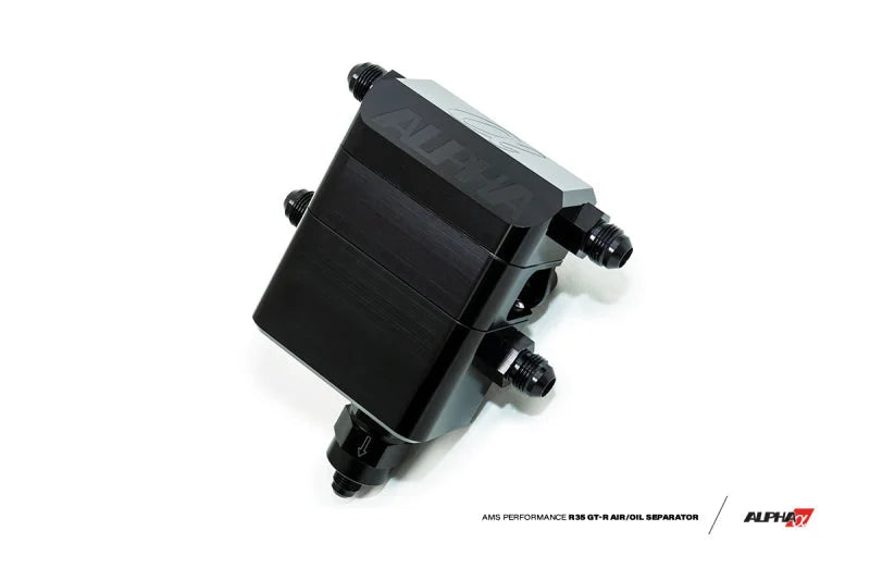 AMS Performance 2009+ Nissan GT-R R35 Alpha Air Oil Separator - Main Product View