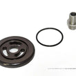 Load image into Gallery viewer, AMS Performance 2009+ Nissan GT-R R35 Alpha CNC Billet Oil Filter Adapter w/Street Filter - Side View