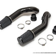 Load image into Gallery viewer, AMS Performance 2009+ Nissan GT-R R35 Alpha Carbon Fiber Intake Pipes for Stock Turbos - Side View