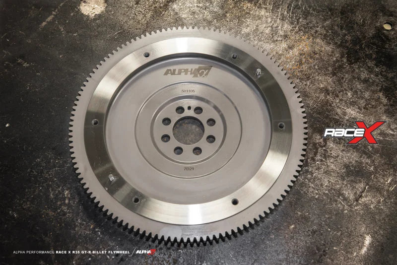 AMS Performance 2009+ Nissan GT-R R35 Race X Billet Flywheel - Detail View