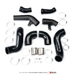 Load image into Gallery viewer, AMS Performance 2009+ Nissan GTR R35 OMEGA Turbo Kit 3in Lower Intercooler Pipes (OMEGA 11) - Installation View