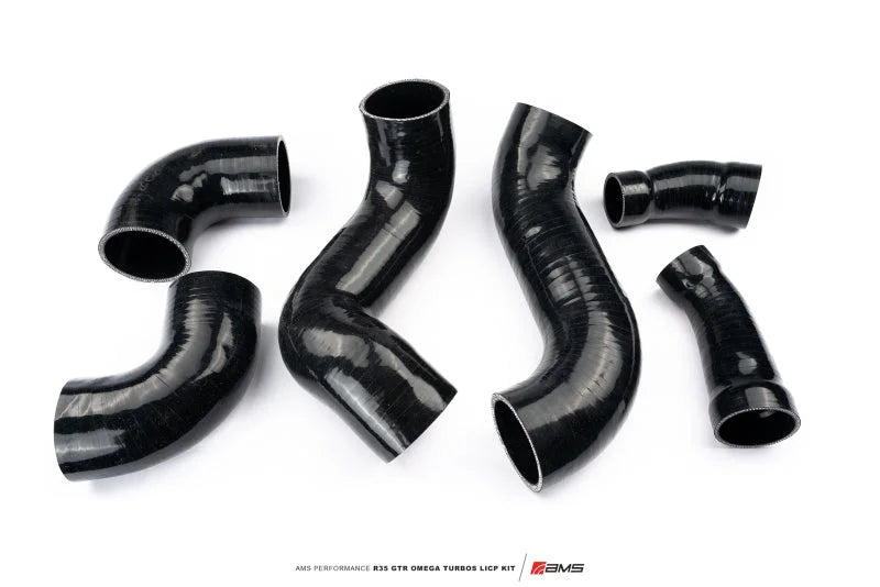 AMS Performance 2009+ Nissan GTR R35 OMEGA Turbo Kit 3in Lower Intercooler Pipes (OMEGA 11) - Additional View 6