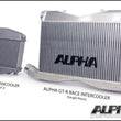 Load image into Gallery viewer, AMS Performance 2009+ Nissan R35 GTR Alpha Race Front Mount Intercooler Kit w/Logo - Detail View