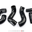Load image into Gallery viewer, AMS Performance 2009+ Nissan R35 GTR Omega Turbo Kit 3in Lower Intercooler Pipes (Omega 9 &amp; 14) - Back View