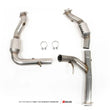 Load image into Gallery viewer, AMS Performance 2015+ Ford F-150 3.5L Ecoboost (Excl Raptor) Federal EPA Compliant Catted Downpipe - Detail View