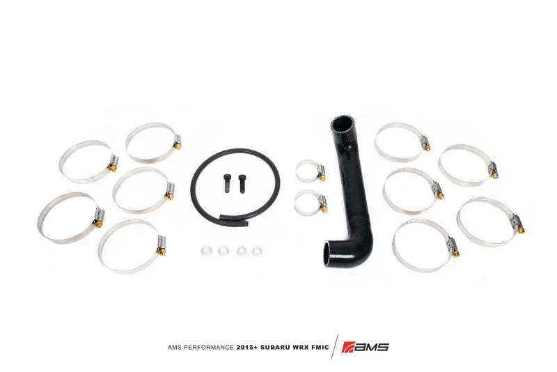 AMS Performance 2015+ Subaru WRX FA20 Front Mount Intercooler Kit w/o Bumper Beam - Side View