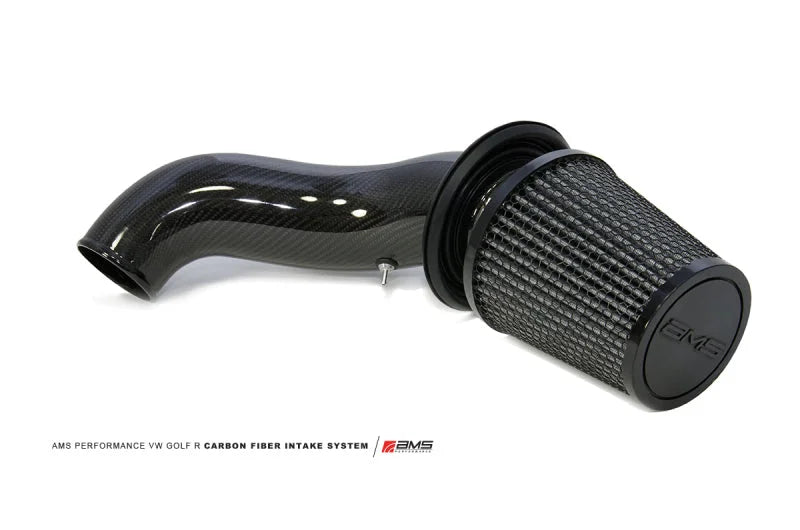 AMS Performance 2015+ VW Golf R MK7 Carbon Fiber Intake - Main Product View