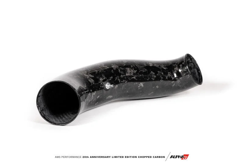 AMS Performance 2015+ VW Golf R MK7 Chopped Carbon Fiber Intake - Side View