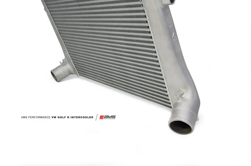 AMS Performance 2015+ VW Golf R MK7 Front Mount Intercooler Upgrade w/Cast End Tanks - Main Product View