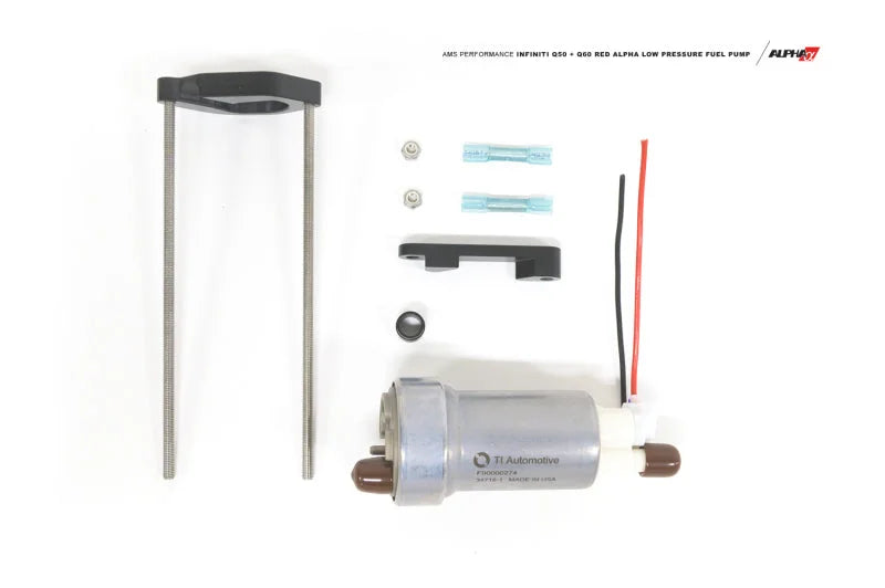 AMS Performance 2016+ Infiniti Q50 / 2017+ Infiniti Q60 Alpha Low Pressure Fuel Pump Upgrade Kit - Detail View