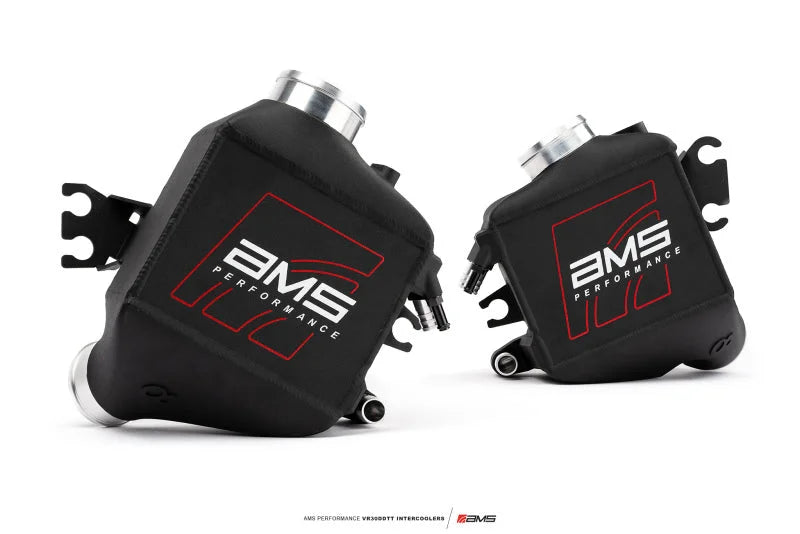 AMS Performance 2017+ Infinti Q50/Q60 VR30 Intercoolers - Side View