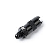 Load image into Gallery viewer, AMS Performance 5/16 Quick Connect to -6AN Inline Fuel Pulsation Damper - Side View