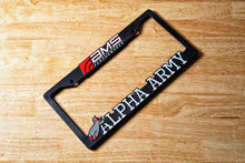 Load image into Gallery viewer, AMS Performance AMS / Alpha Army License Plate Frame - Main Product View
