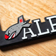 Load image into Gallery viewer, AMS Performance AMS / Alpha Army License Plate Frame - Side View