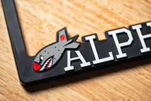 Load image into Gallery viewer, AMS Performance AMS / Alpha Army License Plate Frame - Side View