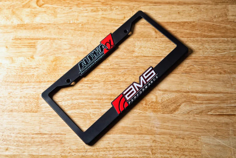 AMS Performance AMS / Alpha License Plate Frame - Side View