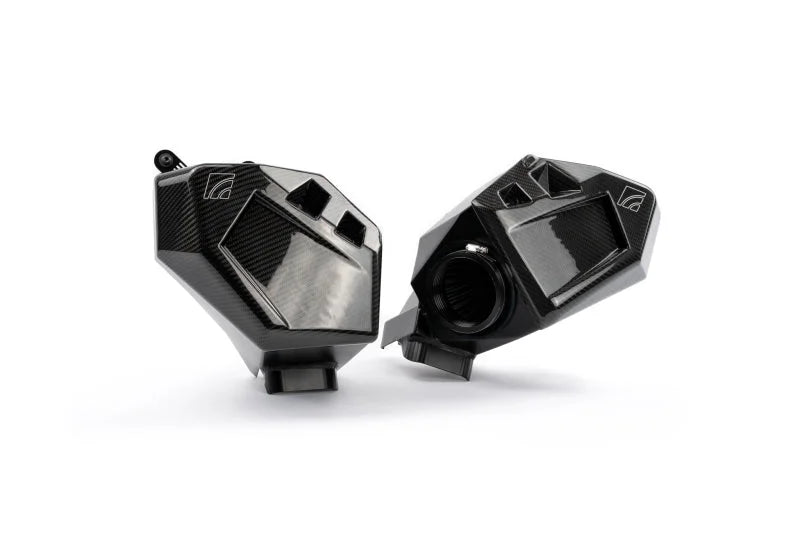 AMS Performance Air Intakes (Carbon Fiber Lid) fits BMW G8X M2 / M3 / M4 S58 - Side View