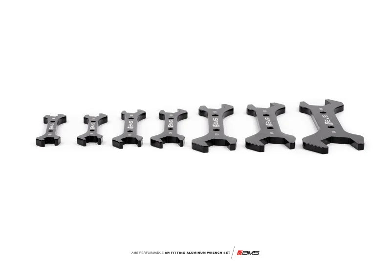 AMS Performance Aluminum AN Fitting Wrench Set - Side View