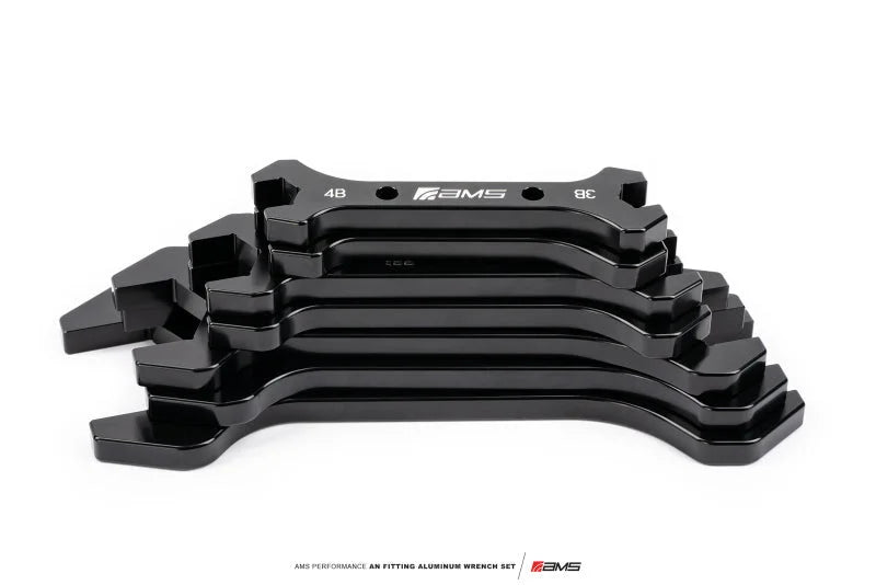 AMS Performance Aluminum AN Fitting Wrench Set - Back View
