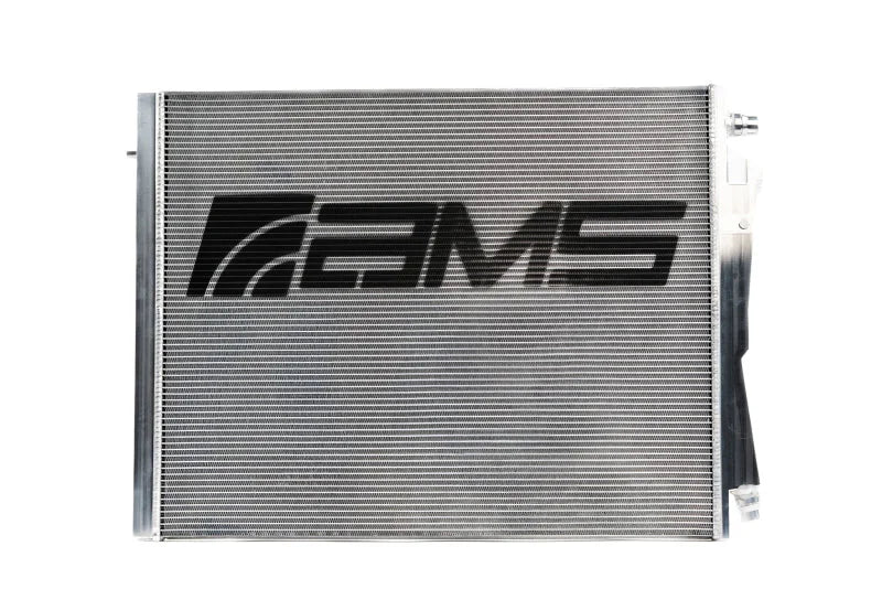 AMS Performance BMW G8X M2/M3/M4 S58 Heat Exchanger (Black Logo) - Main Product View