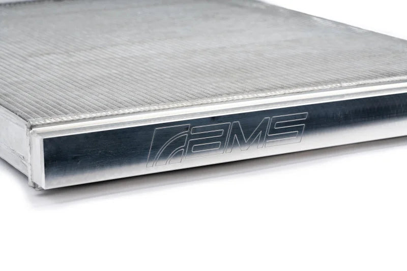 AMS Performance BMW G8X M2/M3/M4 S58 Heat Exchanger - Limited Edition M Color Logo - Installation View