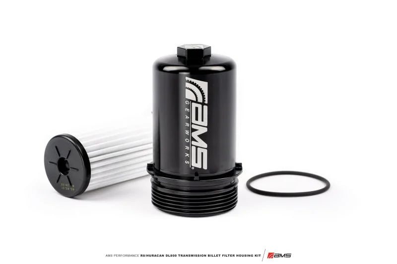 AMS Performance Huracan / R8 V10 DL800 Transmission Billet Filter Housing Kit (With OEM Filter) - Main Product View