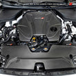 Load image into Gallery viewer, AMS Performance Infiniti 17+ Q60 / 16+ Q50 3.0TT Alpha Matte Carbon Front Duct - Detail View