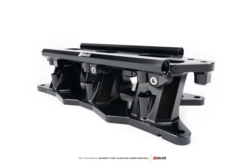 AMS Performance Infiniti Q50/Q60 Port Injection Lower Manifold - Black - Additional View 5