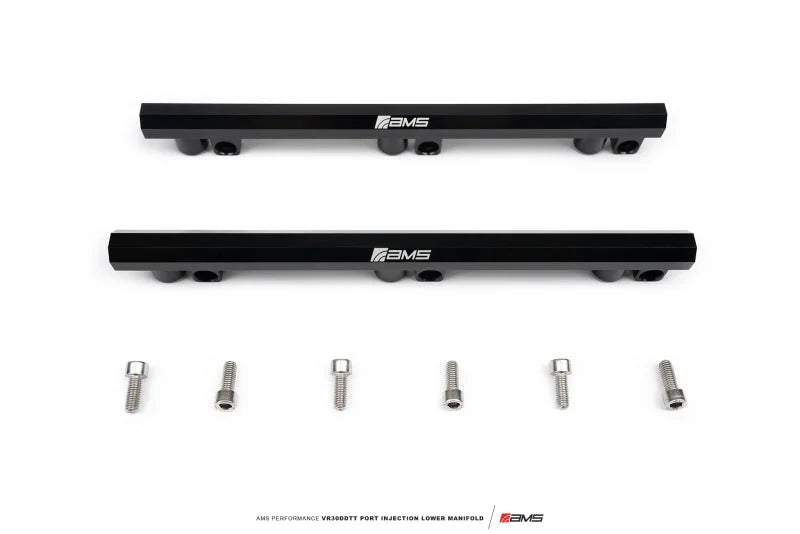 AMS Performance Infiniti Q50/Q60 Port Injection Lower Manifold - Black - Additional View 11