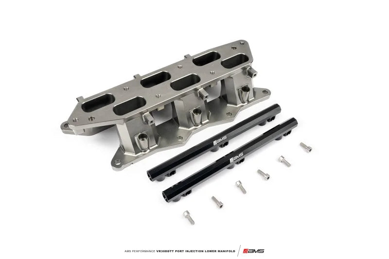 AMS Performance Infiniti Q50/Q60 Port Injection Lower Manifold - Gunmetal - Additional View 8