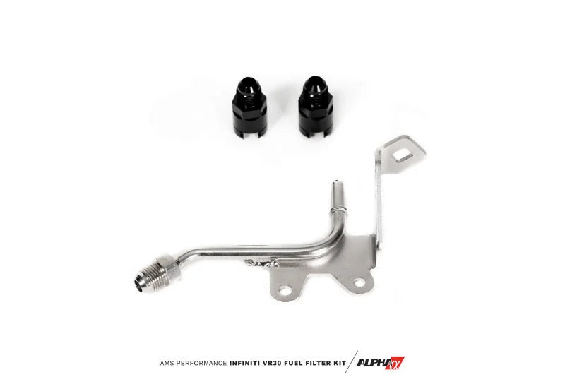 AMS Performance Infiniti Q50/Q60 Red Alpha Flex Fuel Filter Kit (Standalone / No AMS Flex Fuel Kit) - Back View