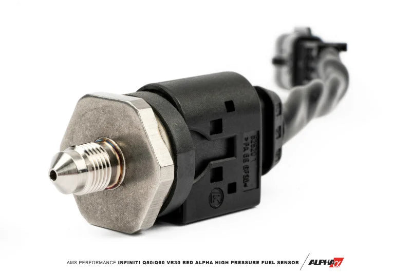 AMS Performance Infiniti Q50/Q60 VR30 Red Alpha High Pressure Fuel Sensor - Main Product View