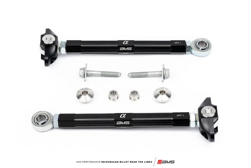 AMS Performance Lamborghini Huracan (AWD Only) Billet Rear Toe Links - Main Product View