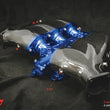 Load image into Gallery viewer, AMS Performance Nissan GT-R Alpha Carbon Fiber/Billet Intake Manifold w/Secondary Fuel Rail - Blue