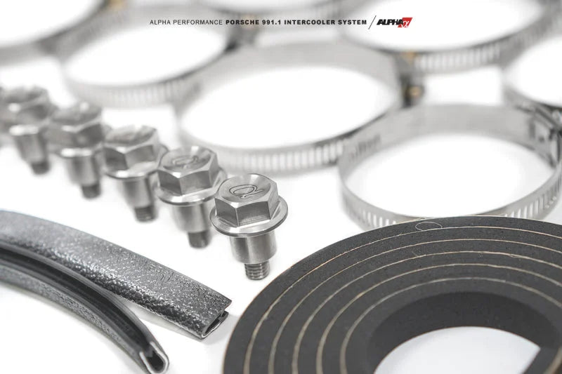 AMS Performance Porsche 997.1TT Alpha Intercooler System (For Stock Framed Turbos) - Additional View 6