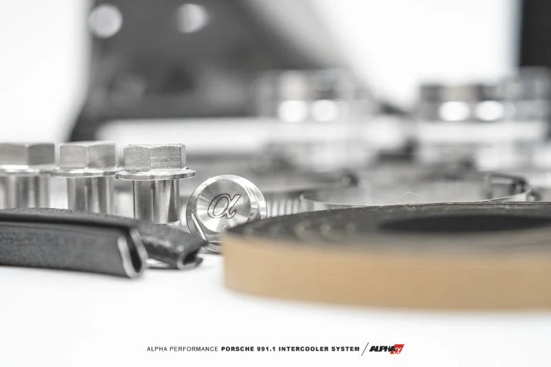 AMS Performance Porsche 997.1TT Alpha Intercooler System (For Stock Framed Turbos) - Additional View 11