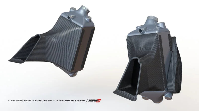AMS Performance Porsche 997.1TT Alpha Intercooler System (For Stock Framed Turbos) - Additional View 14