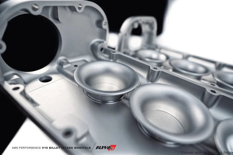 AMS Performance V10 Audi R8 / Lamborghini Huracan / Performante Billet Intake Manifold - CLR Anodize - Additional View 5