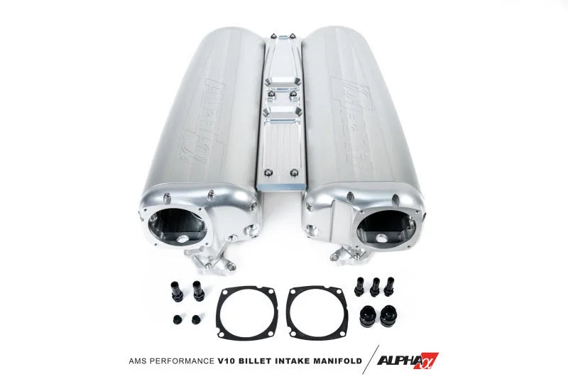 AMS Performance V10 Audi R8 / Lamborghini Huracan / Performante Billet Intake Manifold - CLR Anodize - Additional View 8