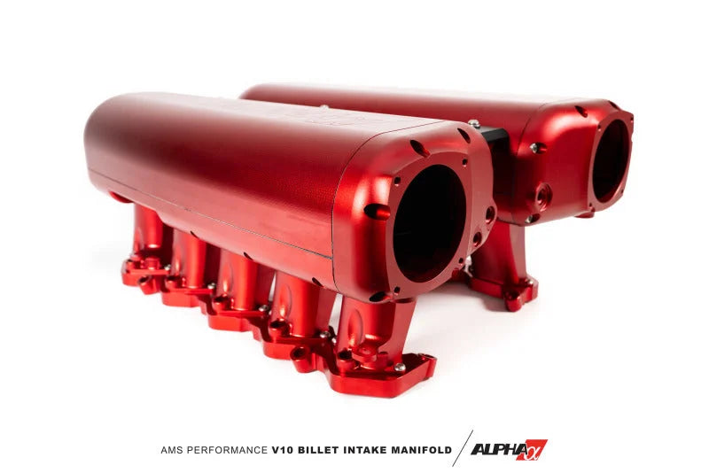 AMS Performance V10 Audi R8 / Lamborghini Huracan / Performante Billet Intake Manifold - CLR Anodize - Additional View 10