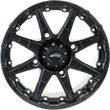 Load image into Gallery viewer, AMS - Roll'n 105 Wheel - Front/Rear - Black - 15x7 - 4/137 - 5+2 - 5707-046AS - Installation View