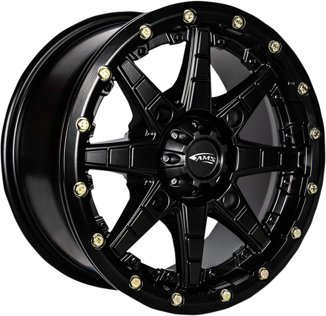 AMS - Roll'n 106 Wheel - Front/Rear - Black - 15x7 - 4/137 - 5+2 - 5710-046AS - Installation View