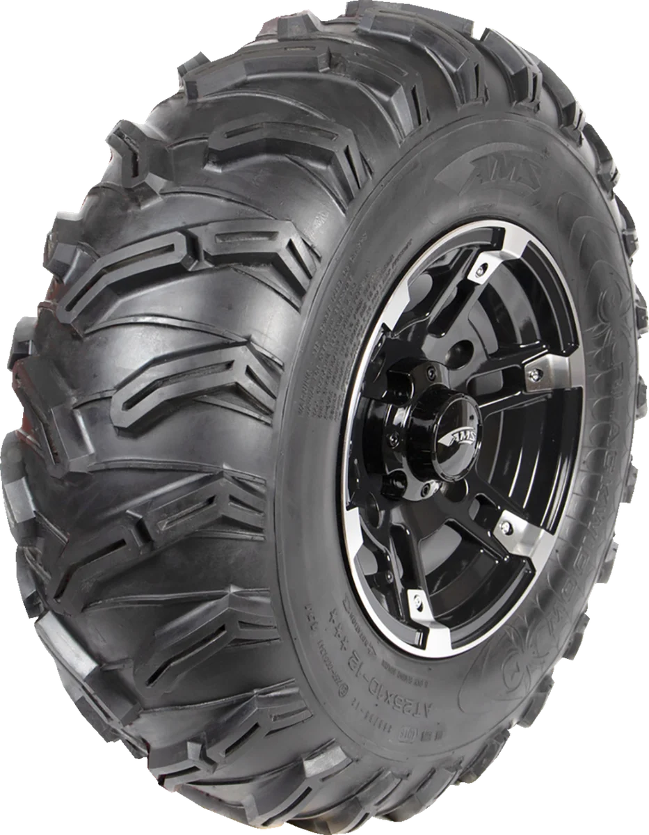 AMS - Tire - Blackwidow - Front/Rear - 25x8-12 - 6 Ply - 1258-3511 - Side View
