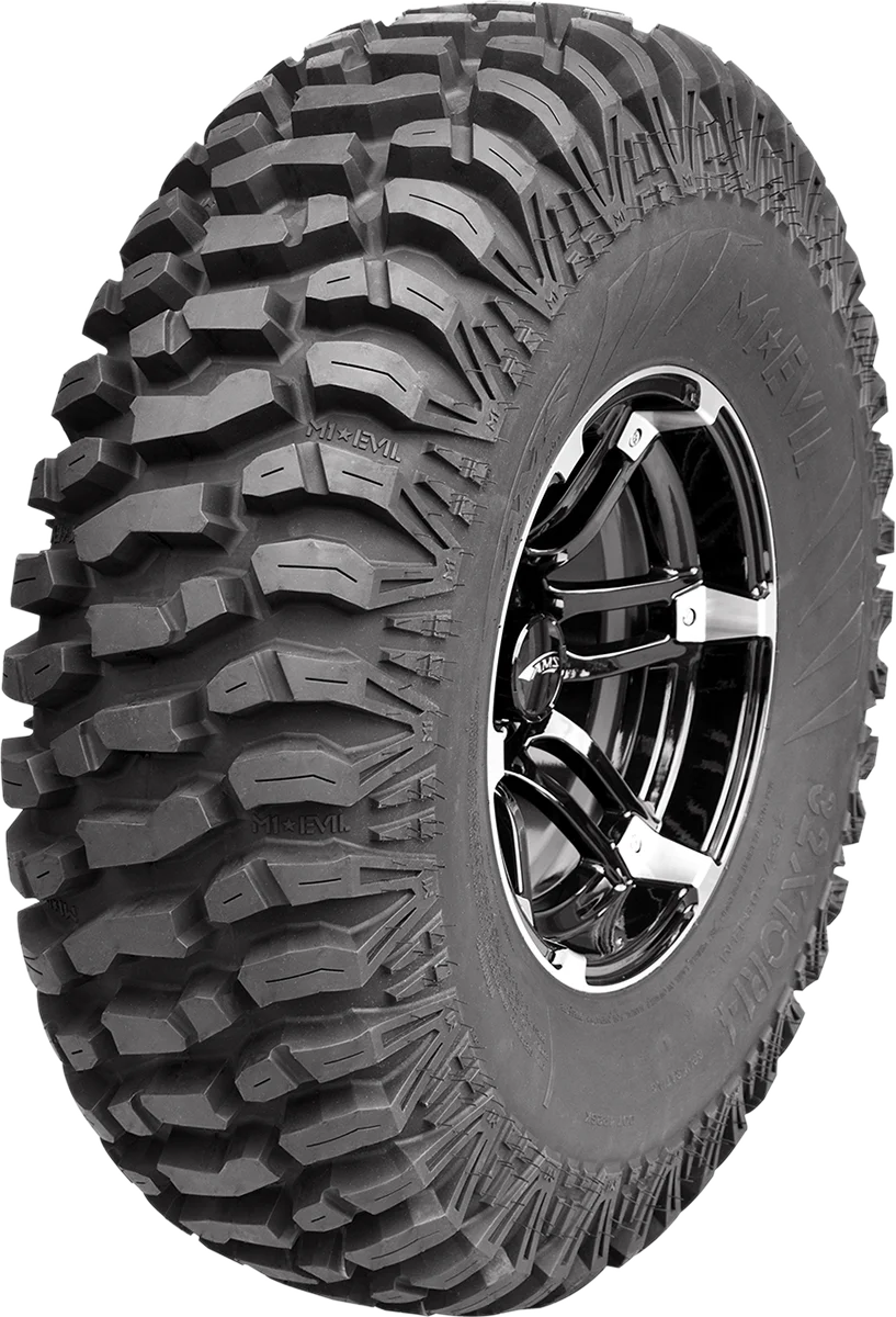 AMS - Tire - M1 Evil - Front - 27x9R12 - 8 Ply - 1208-6611 - Side View