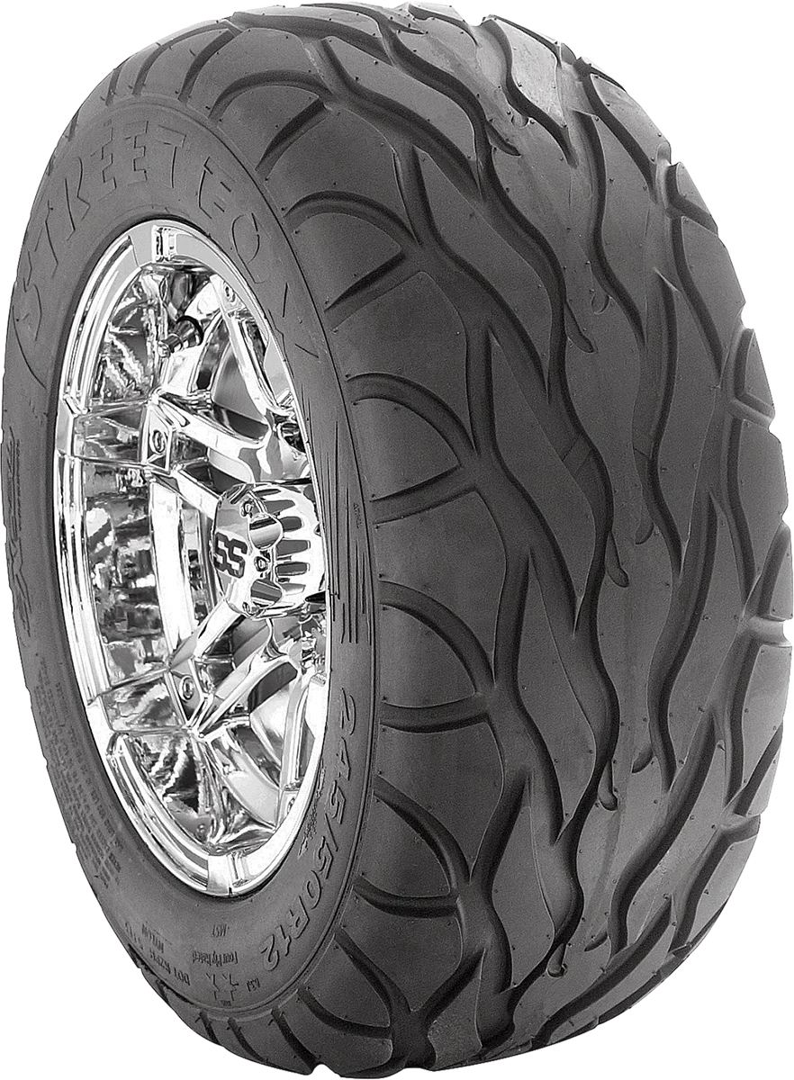 AMS - Tire - Street Fox - Rear - 25x10R12 - 4 Ply - 1254-6611 - Side View